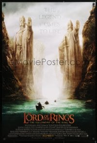5t535 LORD OF THE RINGS: THE FELLOWSHIP OF THE RING advance DS 1sh 2001 J.R.R. Tolkien, Argonath!