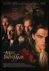 5t557 MAN IN THE IRON MASK int'l 1sh 1998 Leonardo DiCaprio, Irons, Malkovich, Depardieu!