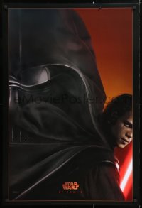 5t722 REVENGE OF THE SITH teaser DS 1sh 2005 Star Wars Episode III, Christensen as Vader!