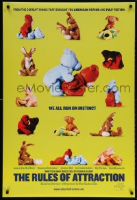 5t741 RULES OF ATTRACTION int'l DS 1sh 2002 images of stuffed animals in compromising positions!