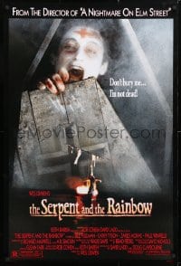 5t762 SERPENT & THE RAINBOW 1sh 1988 directed by Wes Craven, don't bury me, I'm not dead!