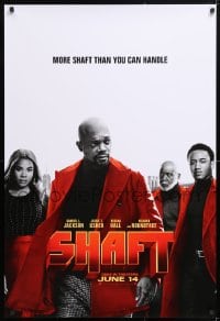 5t768 SHAFT teaser DS 1sh 2019 Samuel L. Jackson in the title role, he's more than you can handle!