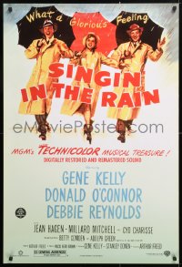 5t782 SINGIN' IN THE RAIN DS 1sh R2000 Gene Kelly, Donald O'Connor, Debbie Reynolds, classic!