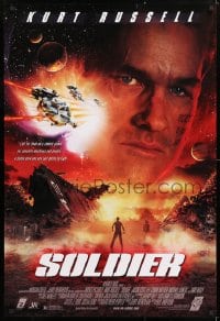 5t794 SOLDIER 1sh 1998 Kurt Russell, Jason Scott Lee, great sci-fi image!