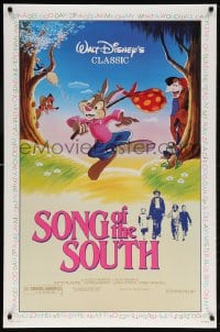 5t800 SONG OF THE SOUTH 1sh R1986 Walt Disney, Uncle Remus, Br'er Rabbit & Br'er Bear!