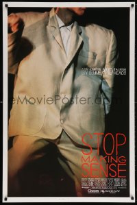 5t843 STOP MAKING SENSE 1sh 1984 Jonathan Demme, Talking Heads, close-up of David Byrne's suit!
