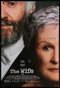 5t966 WIFE 1sh 2018 Bjorn Runge, great close-up image of Glenn Close and Jonathan Pryce!
