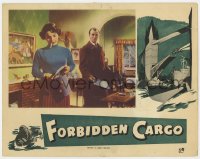 5w439 FORBIDDEN CARGO English LC 1956 Nigel Patrick, Elizabeth Sellars, drug smuggling film noir!