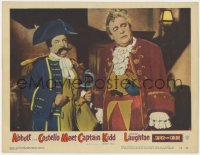 5w215 ABBOTT & COSTELLO MEET CAPTAIN KIDD LC #2 1953 c/u of Lou in disguise by Charles Laughton!