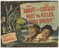 5w002 ABBOTT & COSTELLO MEET THE KILLER BORIS KARLOFF TC 1949 great wacky images of Bud & Lou!