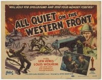 5w008 ALL QUIET ON THE WESTERN FRONT TC R1950 it'll hold you spellbound & sear your memory forever!