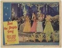 5w241 AND THE ANGELS SING LC #5 1944 MacMurray, Dorothy Lamour, Betty Hutton, Lynn & others singing!