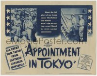 5w011 APPOINTMENT IN TOKYO TC 1945 Japan, World War II documentary, McArthur, U.S.S. Nimitz!