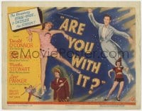 5w012 ARE YOU WITH IT TC 1948 Donald O'Connor, Olga San Juan, Broadway stage-rage dazzles the screen