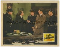 5w267 BERLIN CORRESPONDENT LC 1942 Dana Andrews with Martin Kosleck & other Nazi officers!
