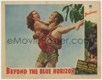 5w270 BEYOND THE BLUE HORIZON LC 1942 Richard Denning in loincloth carrying sexy Dorothy Lamour!
