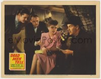 5w363 DEAD MEN TELL LC 1941 George Reeves & two others listen to Sidney Toler as Charlie Chan!