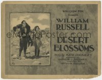 5w049 DESERT BLOSSOMS TC 1921 William Russell holds young boy on shoulders in desert with Ferguson!