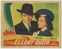 5w372 DESPERATE CHANCE FOR ELLERY QUEEN LC 1942 William Gargan & Margaret Lindsay as Nikki Porter!