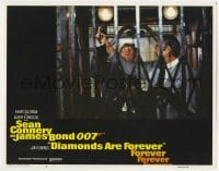 5w376 DIAMONDS ARE FOREVER LC #7 R1980 Sean Connery as James Bond stops guy from shooting him!