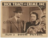 5w379 DICK TRACY VS. CRIME INC. chapter 3 LC 1941 c/u of Ralph Byrd & woman on phone, Doom Patrol!
