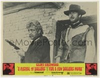5w430 FISTFUL OF DOLLARS/FOR A FEW DOLLARS MORE LC #5 1969 c/u of Clint Eastwood by Calvo with gun!