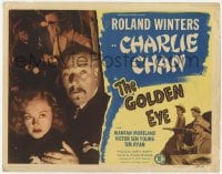 5w074 GOLDEN EYE TC 1948 Roland Winters as Charlie Chan, Victor Sen Young & Mantan Moreland!