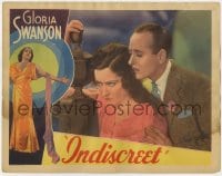 5w519 INDISCREET LC R1937 close up of Monroe Owsley trying to calm angry Gloria Swanson!