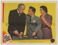 5w563 LIFE BEGINS FOR ANDY HARDY LC 1941 c/u of Mickey Rooney with Lewis Stone & Fay Holden!