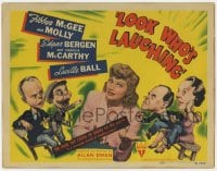 5w115 LOOK WHO'S LAUGHING TC 1941 Bergen & Charlie McCarthy, Fibber McGee & Molly, Lucille Ball!