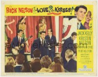 5w583 LOVE & KISSES LC #1 1965 great image of Ricky Nelson & band performing!