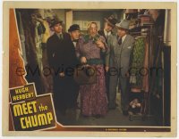 5w609 MEET THE CHUMP LC 1940 Hugh Herbert in drag as an old lady with Shemp Howard & others!
