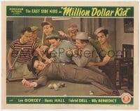 5w612 MILLION DOLLAR KID LC 1943 Leo Gorcey & The East Side Kids throw guy on pool table!