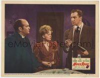 5w623 MOSS ROSE LC #7 1947 Vincent Price looks at Peggy Cummins & Rhys Williams, murder mystery!