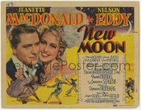 5w133 NEW MOON TC 1940 close up of Jeanette MacDonald & Nelson Eddy + cool art!