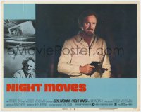 5w644 NIGHT MOVES LC #1 1975 best close up of Gene Hackman with gun standing in the shadows!