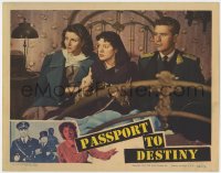 5w681 PASSPORT TO DESTINY LC 1944 Elsa Lanchester, Gordon Oliver & Lenore Aubert on bed!