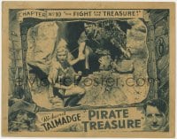5w694 PIRATE TREASURE chapter 10 LC 1934 Richard Talmadge & Lucille Lund Fight for the Treasure!