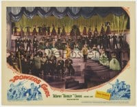 5w699 POWERS GIRL LC 1942 far shot of Anne Shirley & George Murphy performing w/orchestra & chorus!