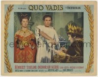 5w709 QUO VADIS LC #5 1951 Leo Genn, Patricia Laffan as Poppea & Peter Ustinov as Nero!