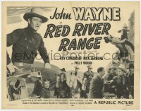 5w145 RED RIVER RANGE TC R1953 John Wayne rides with The Three Mesquiteers, Corrigan & Terhune!
