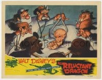 5w725 RELUCTANT DRAGON LC 1941 doctor examines baby with calipers, Disney 1st cartoon/live action!