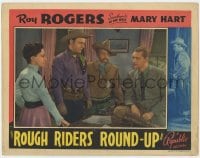 5w743 ROUGH RIDERS' ROUND-UP LC 1939 cowboy Roy Rogers, Lynne Roberts, Raymond Hatton