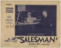 5w755 SALESMAN LC 1929 Frank T. Davis tries to sell a car to pretty Helen Eby-Rock!