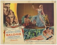 5w757 SALOME LC #4 1953 sexy Rita Hayworth admires herself in mirror, directed by William Dieterle