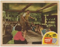 5w845 SUMMER STOCK LC #3 1950 Gene Kelly dancing on wooden table as people clap!