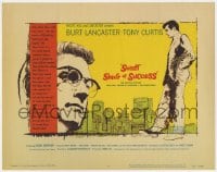 5w172 SWEET SMELL OF SUCCESS TC 1957 Burt Lancaster as J.J. Hunsecker, Tony Curtis as Sidney Falco!
