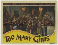 5w883 TOO MANY GIRLS LC 1940 sexy Ann Miller & lots of ladies in Broadway musical production!