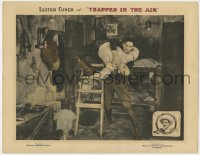 5w890 TRAPPED IN THE AIR LC 1922 Lester Cuneo pulling bad guy off ladder in death struggle!