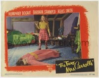 5w898 TWO MRS. CARROLLS LC #8 1947 Ann Carter shocked to find Barbara Stanwyck unconscious!